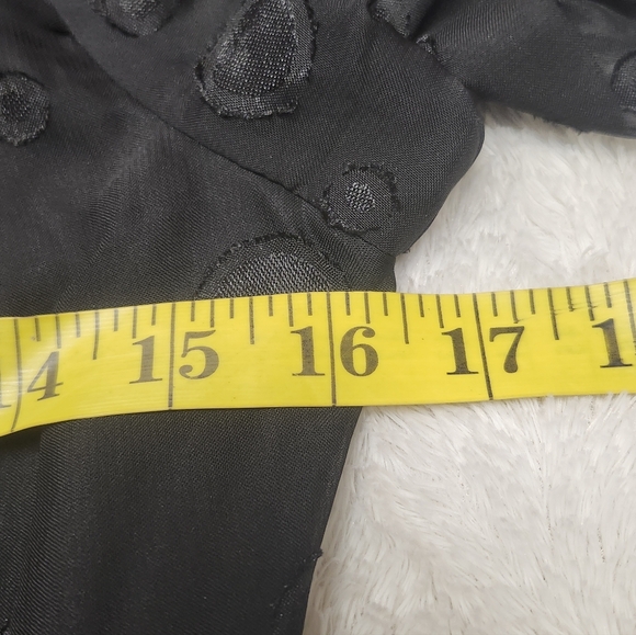 NWT NY Collection A-Line Dress Women’s Small Black Polka Dot Short Sleeve Lined - Picture 11 of 13